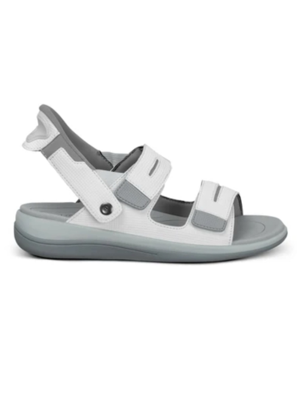 Ortho Feet Calypso Hands-Free comfort sandals white 10.5 extra wide NEW